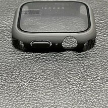 アップルウォッチ シリーズ 7/8 45ｍｍ対応 カラーケース 「ブラック」 カバー apple watch 全面保護 カラーケース_画像2