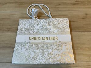 【Christian Dior】 紙袋 ショップ袋 ショッパー Christian ディオール ギフト プレゼント 