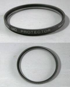 Kenko　(496)　 中古・レンズフィルター　58㎜　Protecter（レンズ保護兼用、紫外線吸収）　ケンコー/プロテクター