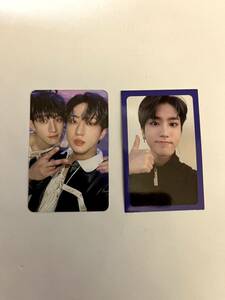 stray kids handle jison trading card 2 pieces set s scratch HAN