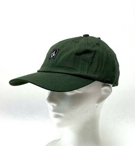 VOLCOM ボルコム D5542302FIR② 帽子 キャップ Cap 浅め キャンバス素材 ファーグリーン 緑色 ロゴパッチ ヴォルコム 新品 即決 送料無料