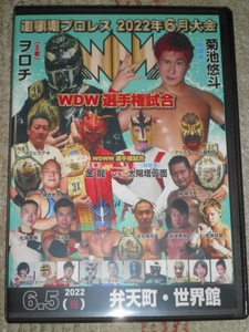 ★☆道頓堀プロレス2022 6月大会　DVD　中古品☆★