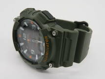 CASIO(カシオ）AQ-S810W　カーキカラー　腕時計　中古品　東29ー4A　_画像2