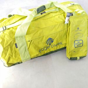 【☆1円スタート☆】eagle creek イーグル クリーク FLASH POINT DUFFEL XL フラッシュ ポイント ダッフル バッグ 133L イエロー系 MA339