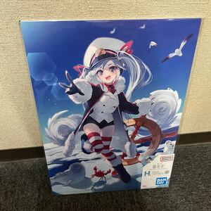 ★美品★ 一番くじ 雪ミク SNOW MIKU Second Season H賞 2022 イラストボード