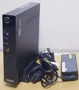 lenovo コンパクト型PC　ThinkCentre M73　Intel Core i5- 4460T 1.90GHz、メモリ4GB、HDD500GB、Windows10Pro