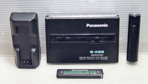Panasonic　ポータブル・カッセト・プレーヤー　RQ-S1　電池ケース・ガムバッテリー・充電器（SONY)　テープ走行しない　ジャンク！