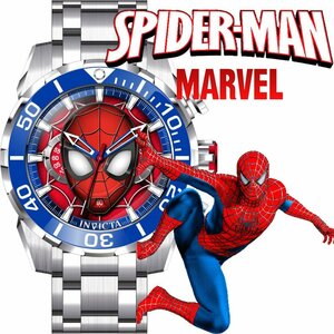 【定価20万】スパイダーマン公式限定時計 MARVEL SPIDER-MAN 100m防水 メンズ 腕時計 INVICTA 激レア日本未発売 新品 永久保存版