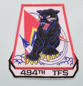 ・実物 米空軍 第494 戦術戦闘飛行隊 USAF 494th Tactical fighter squadron