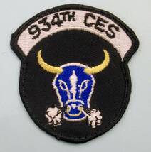 ・実物 米空軍 第934土木工学飛行隊 USAF 934 CIVIL ENGINEERING SQUADRON_画像1