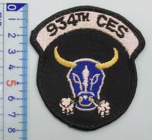 ・実物 米空軍 第934土木工学飛行隊 USAF 934 CIVIL ENGINEERING SQUADRON_画像2