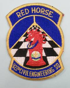 ・実物 米空軍 第823rd土木工学飛行隊 USAF 823rd CIVIL ENGINEERING SQUADRON