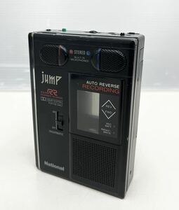 AR◆ 通電確認済 National ナショナル RQ-JR4 jump ポータブルカセットプレーヤー カセットウォークマン ブラック 現状品