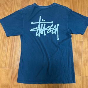 STUSSY ロゴT 紺色 半袖Tシャツ ネイビー Tシャツ 半袖