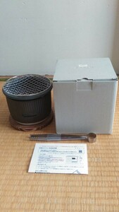 炭焼きグリル小 SALIU JAPAN 黒 美濃焼 未使用品 良い評価100以上・100%の方へ即決歓迎 BBQ 七輪 コンロ アウトドア 宅急便匿名配送