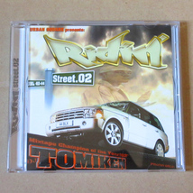 美品 DJ TOMIKEN Ridin' street.02 MIX CD　Team 44 Blox MARSMANIE MIKRIS BASS DELI AQUARIUS JHETT a.k.a YAKKO MURO LUNCH TIME SPEAX_画像1