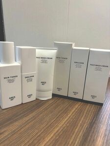 【新品・未開封】ARES45 化粧品　化粧水　乳液　洗顔　セット　男性化粧品　オールインワン　プレゼント