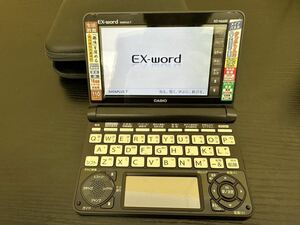 カシオ CASIO 電子辞書 EX-word XD-N6600 DATAPLUS7 黒 ブラック エクスワード 音声対応 広辞苑 英和/和英 タッチパネル 動作品