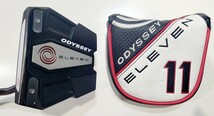 値下、美品【レフティ】オデッセイ イレブン ELEVEN TOUR LINED　34インチ、Super Strokeグリップ_画像3