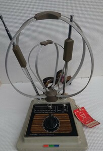 【ジャンク品】通電未確認 シャープ UHF/VHF FM アンテナ 昭和レトロ SHARP