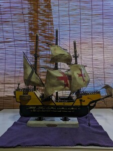 サンタ・マリア号 帆船模型