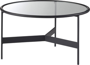 ラウンドガラステーブルL HIT-241 テーブル ガラステーブル ラウンドテーブル 丸 ガラス ローテーブル センターテーブル おしゃれ シンプル