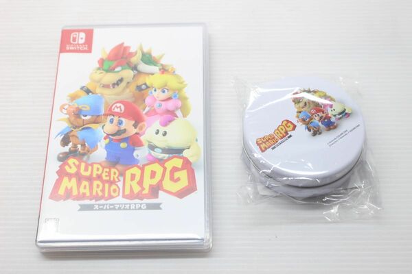 スーパーマリオ RPG Switch Nintendo ゲオ GEO 特典　ブリキ缶メモ