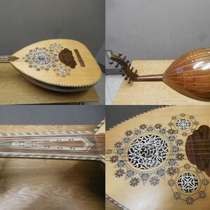 ペルシャ製・古典楽器・ルネッサンス・リュート・美しい木象嵌仕上げ・状態良好品・専用ハードケース付きの画像7