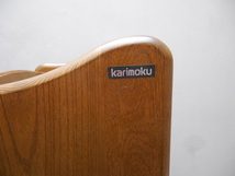 Karimoku・カリモク家具・スリッパラック・多目的棚 他 / ビンテージ サイズ　W29×D27×H79㎝_画像5