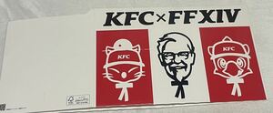 ケンタッキー ff コラボ KFC 箱　ファイナルファンタジーⅩⅣ