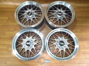 BBS RG2 (RG114/RG145) 8J-18+40 9J-18+50 pcd114.3/5H １８インチアルミホイール４本　トヨタ車に アリスト/マジェスタ/クラウン