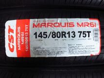 長期保管未使用品 CST MARQUIS MR61 145/80R13 75T 2021年製 ラベル付きタイヤのみ４本　送料込み13000円_画像2