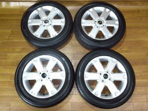 ダイハツLA900Sタフト純正 4.5J-15 off+45 pcd100/4H ヨコハマ AE30 165/65R15 15インチアルミホイール+タイヤ付き４本