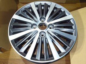  unused goods Daihatsu original option 4.5J-15 off+45 pcd100/4H 15 -inch aluminium wheel only 4ps.@08960-K2026 LA650S Tanto / tough to/ Move 