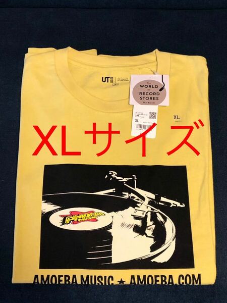 新品即決！★XLサイズ★レコード★ Amoeba Music／Marc Weinstein ★オーバーサイズ・Ｔシャツ★ブランズ★ユニクロ★ブルーノート★