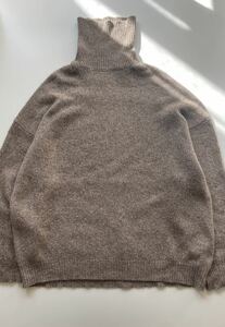 ARTS&SCIENCE cashmere Back Line Turtleneck Sweaterカシミヤタートルネックニット 3 スタイリスト私物 ennoy comoli auralee ennoy ah.h