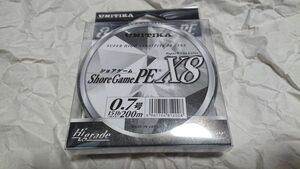 ユニチカ ショアゲームPE X8 200m 0.7号 15lb 8本編み スーパーホワイト 新品 ショアジギ イカメタル タイラバ オモリグ 根魚