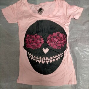  light pink Skull T-shirt 