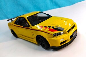 タミヤ ニスモ R34 GT-R Zチューン 1/24 スポーツカーシリーズ 完成品　ディテールアップパーツ R34 ニスモ パーツセット 仕様　