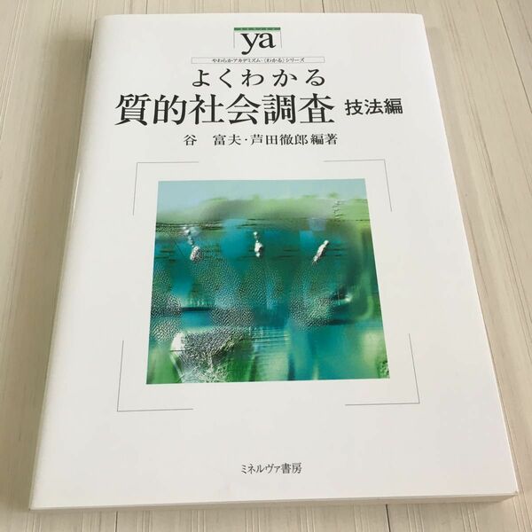 よくわかる質的社会調査　技法編 （やわらかアカデミズム・〈わかる〉シリーズ） 谷富夫／編著　芦田徹郎／編著