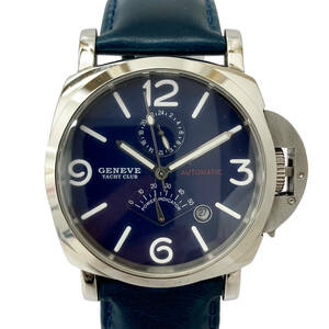 Geneve Yacht Club Женевский яхт-клуб AT/Automatic Winding GY34-301 Date Navy Dial Apr Мужские часы операция