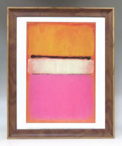 新品☆額付アートポスター◇マーク・ロスコ☆Mark Rothko☆絵画☆壁掛け☆インテリア☆156