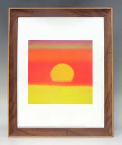 新品☆額付アートポスター★絵画☆andy warhol★アンディ・ウォーホル☆アメリカンポップアート◎サンセット☆Sunset, 1972☆194