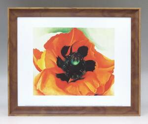 新品☆額付アートポスター◇ジョージア・オキーフ☆Georgia O'Keeffe☆花☆ボタニカル☆風景☆壁掛け☆インテリア☆170