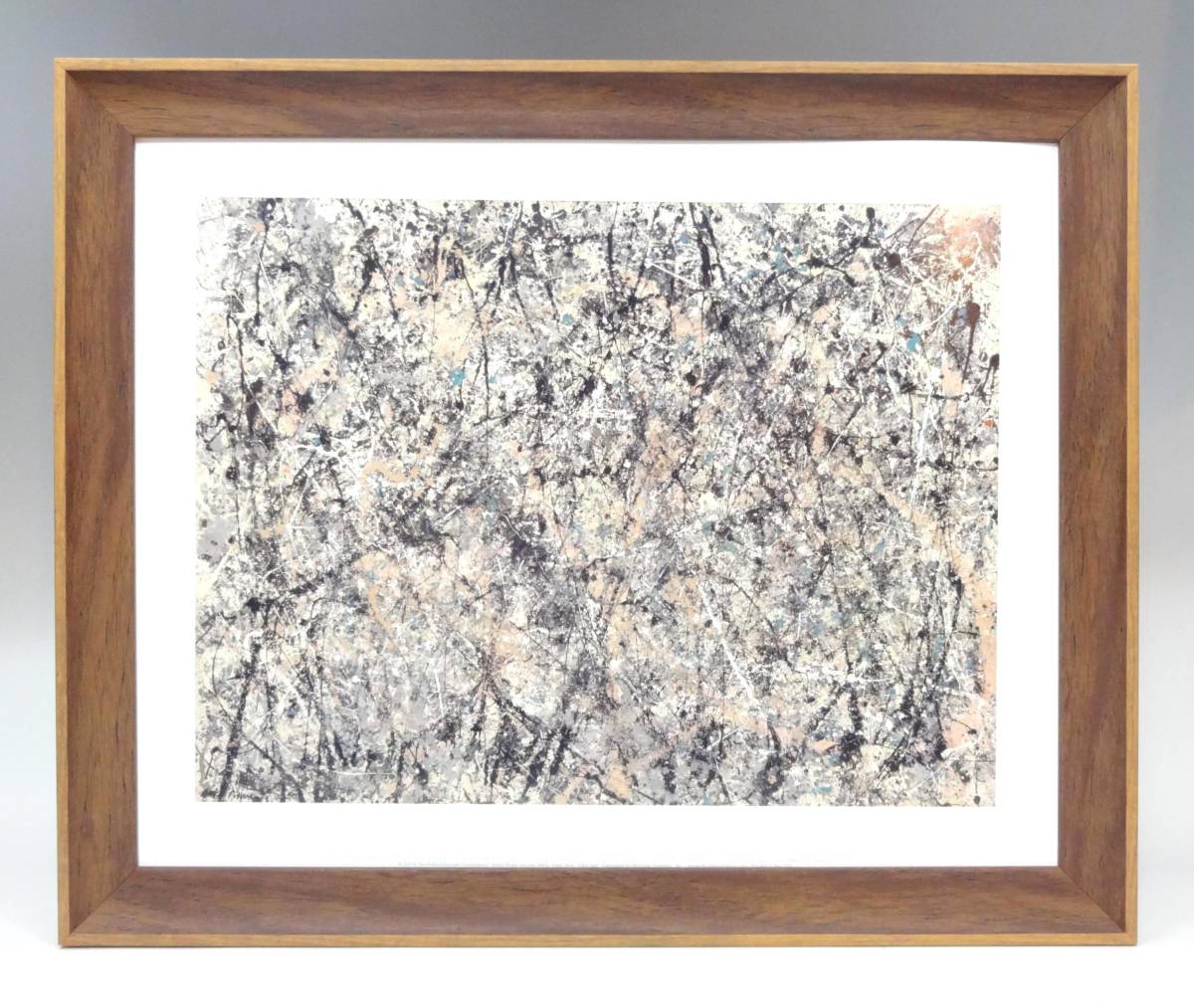 Neu ☆ Gerahmtes Kunstposter ◇ Jackson Pollock ☆ Jackson Pollock ☆ Gemälde ☆ Wandbehang ☆ Interieur ☆ Abstraktes Gemälde ☆ 141, Gedruckte Materialien, Poster, Andere