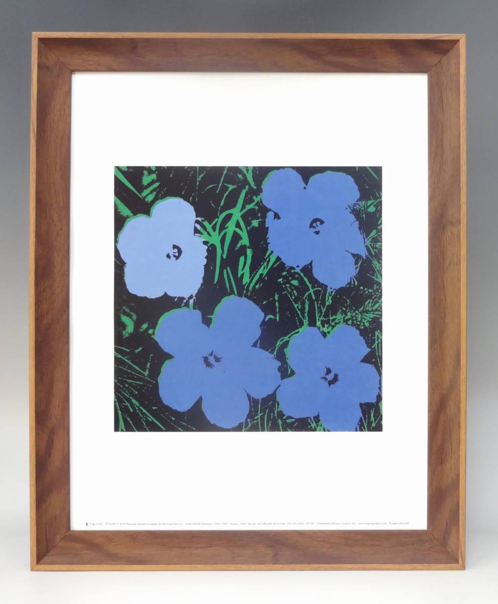 Ganz neu☆Gerahmtes Kunstposter★Gemälde☆Andy Warhol★Andy Warhol☆Amerikanische Pop-Art◎Blume☆Blumen☆191, Drucksache, Poster, Andere