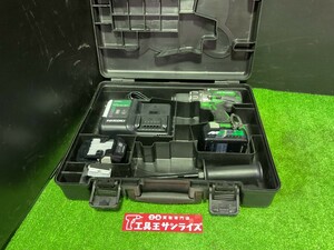 ■HiKOKI(旧日立工機) コードレスドライバドリル 36V リチウムイオン電池、充電器、予備電池付　純正ケース付 DS36DA(2XP)■