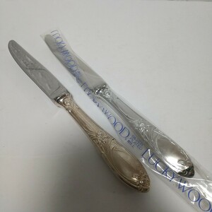 LUCKYWOOD SILVER PLATED 銀仕上 19.3cm MOLYVANA STAINLESS ナイフ カトラリー G337