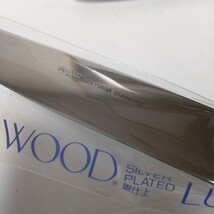 LUCKYWOOD SILVER PLATED 銀仕上 19.3cm MOLYVANA STAINLESS ナイフ カトラリー G337_画像4