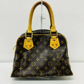 【45】Louis Vuitton ヴィトン モノグラム マンハッタンPM M40026 箱付き 中古品 保管品の画像4